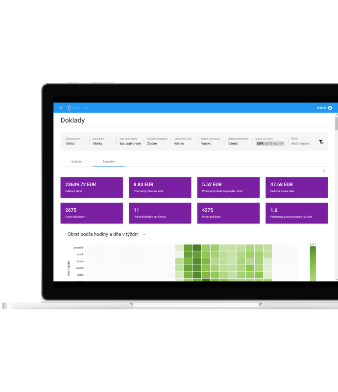 PORTOS BackOffice. Prináša dokonalý prehľad.